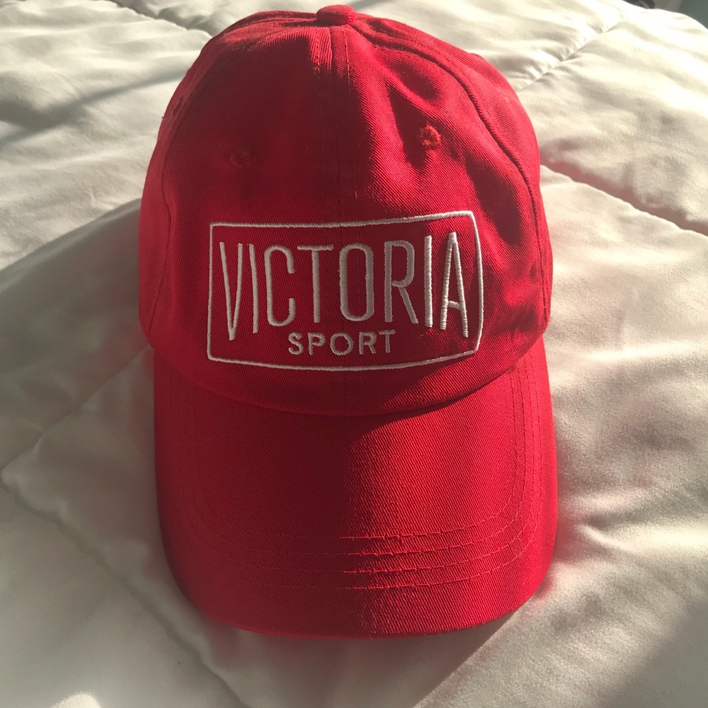 VICTORIA’S SECRET SPORT Adjustable Hat Red